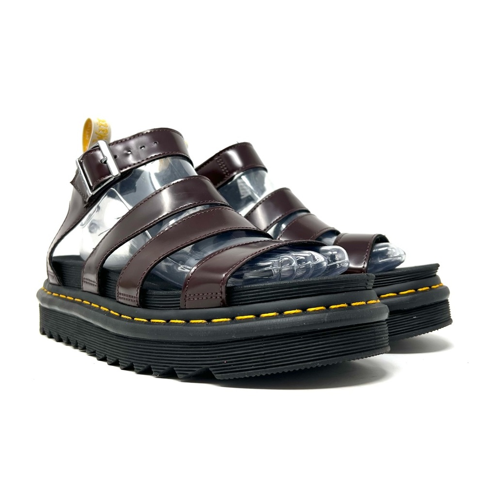 Dr Doc Martens Cherry V Blaire Vegan Gladiator Platform Sandals Size 8.5